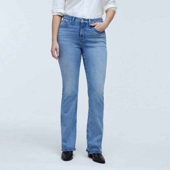 Madewell Curvy Kick Out Full-Length Jeans in Dark Wash, size 29 - Picture 3 of 12